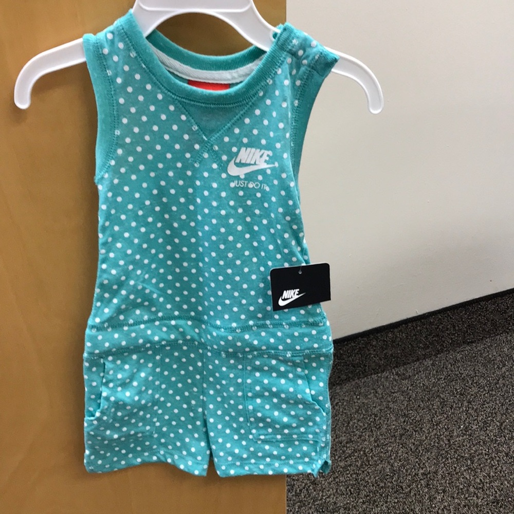 New- Girls 12 month one piece romper.